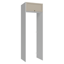 Ver imagem 1 de Porta-Geladeira 73 cm 1 Porta Basculante Branco/Crema Vik Madesa