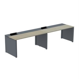 Mesa de Plataforma Simples para 2 Pessoas Corporativa 110x792/2p Pscpp110/792/2p - 2