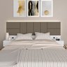 Cabeceira Suspensa Cama Queen com Led Malibu - M. Arapongas - 2