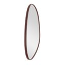 Ver imagem 2 de Espelho Orgânico Moderno Sala Quarto Banheiro Lavabo 80x60cm em Couro 3cm - Mod. Pinterest Café