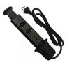 Torre de 2 Tomadas e 2 Usb Sistema Click Preto Renna - 1