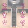 Torre de 2 Tomadas e 2 Usb Sistema Click Preto Renna - 6