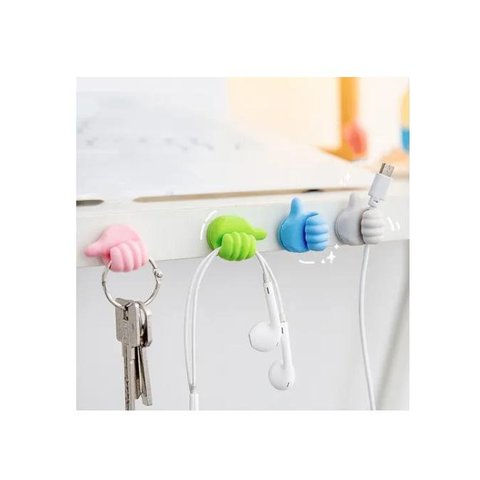 Suporte Gancho Para Fios Gancho De Parede Mãozinha