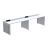 Mesa de Plataforma Simples para 2 Pessoas Corporativa 120x792/2p Pscpp120/792/2p - 2