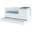 Ver imagem 2 de Berço Multifuncional Sol e Mar com Cômoda 7 em 1 - Branco