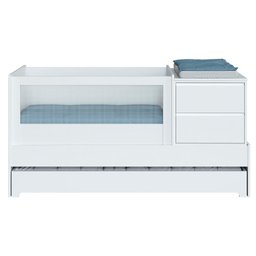 Berço Multifuncional Sol e Mar com Cômoda 7 em 1 - Branco - 8