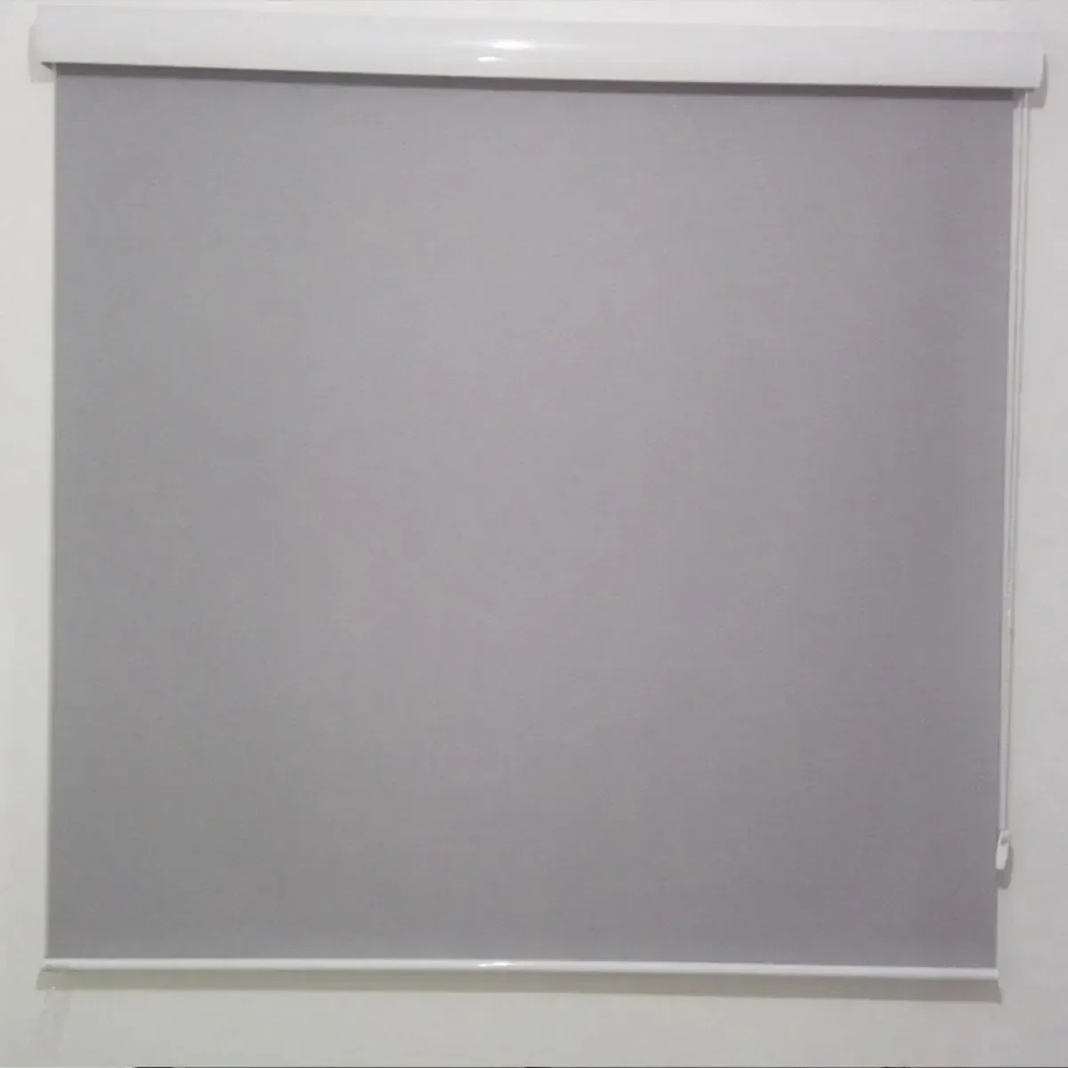 Ver imagem 3 de Cortina Persiana Rolô Rolon Blackout Cinza 1,00m X 1,20m S/ Bandô