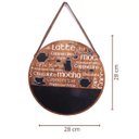 Ver imagem 5 de Quadro Decorativo Madeira Pinus Vários Modelos 28x28 Parede Cor:capuccino