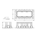 Ver imagem 2 de Moldura No-frame Nordecor 6682 para 3 Módulos Tap Branco