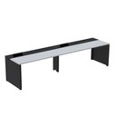 Ver imagem 2 de Mesa de Plataforma Simples para 2 Pessoas Corporativa 110x792/2p Pscpp110/792/2p
