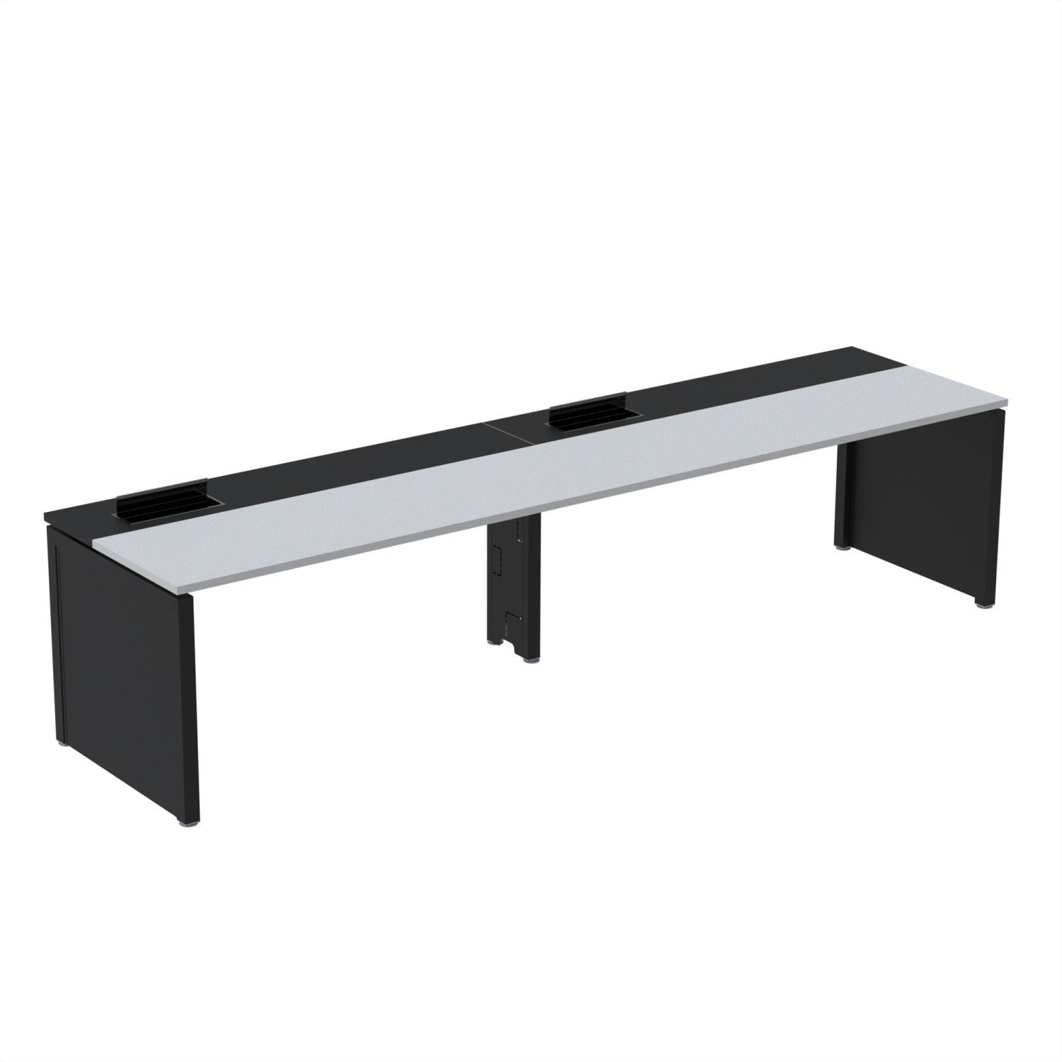 Mesa de Plataforma Simples para 2 Pessoas Corporativa 130x792/2p Pscpp130/792/2p - 2