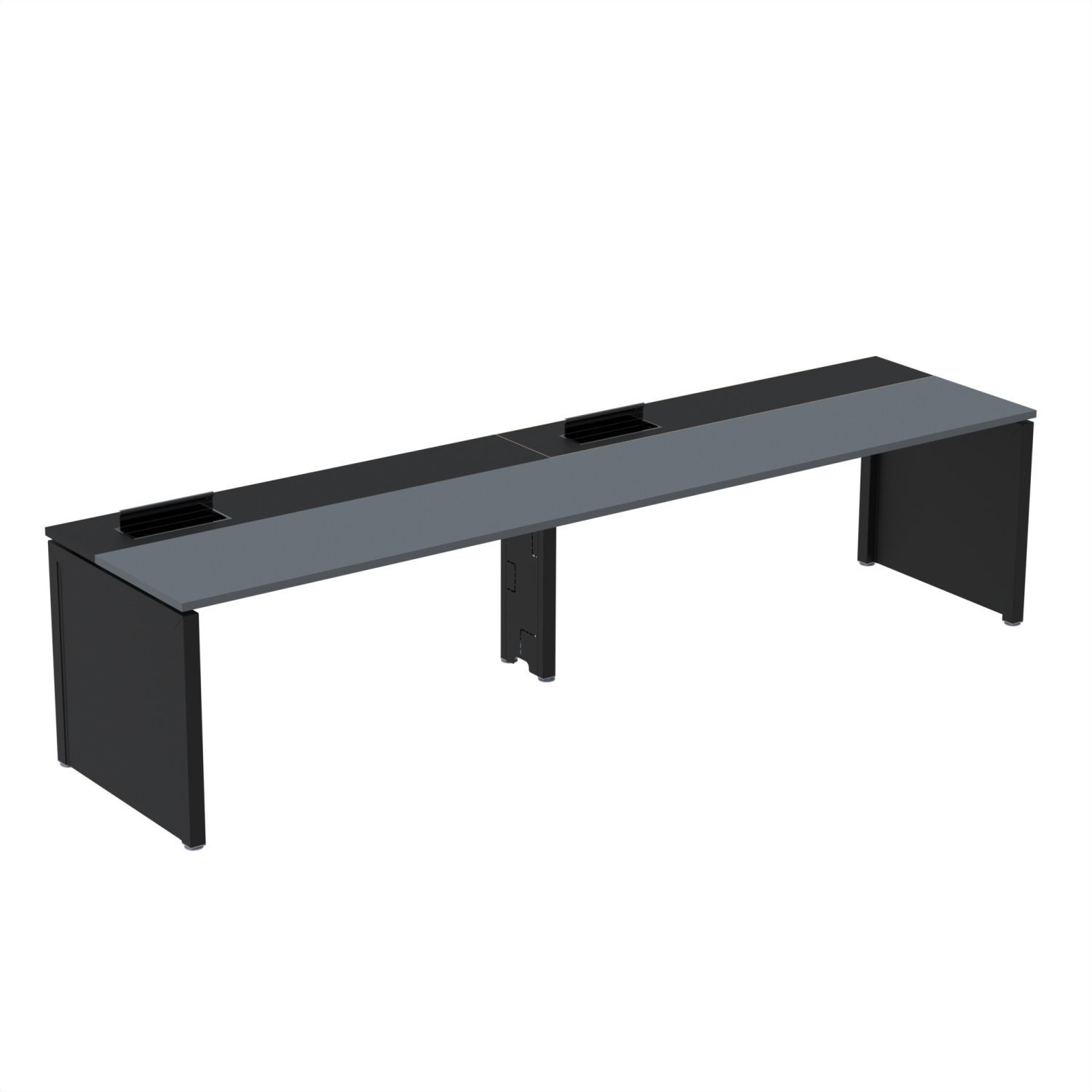 Mesa de Plataforma Simples para 2 Pessoas Corporativa 130x792/2p Pscpp130/792/2p - 2