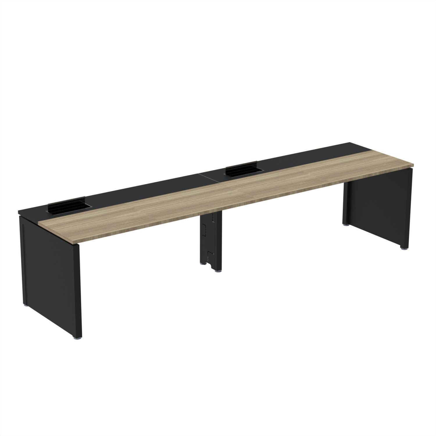 Mesa de Plataforma Simples para 2 Pessoas Corporativa 130x792/2p Pscpp130/792/2p - 2