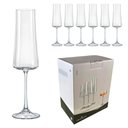 Ver imagem 4 de Jogo de 6 Taças para Champanhe em Cristal Ecológico Xtra 210ml - Bohemia
