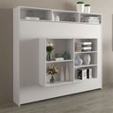 Ver imagem 2 de Cama de Casal Articulada 8 Prateleiras CM8043 Branco - Tecno Mobili