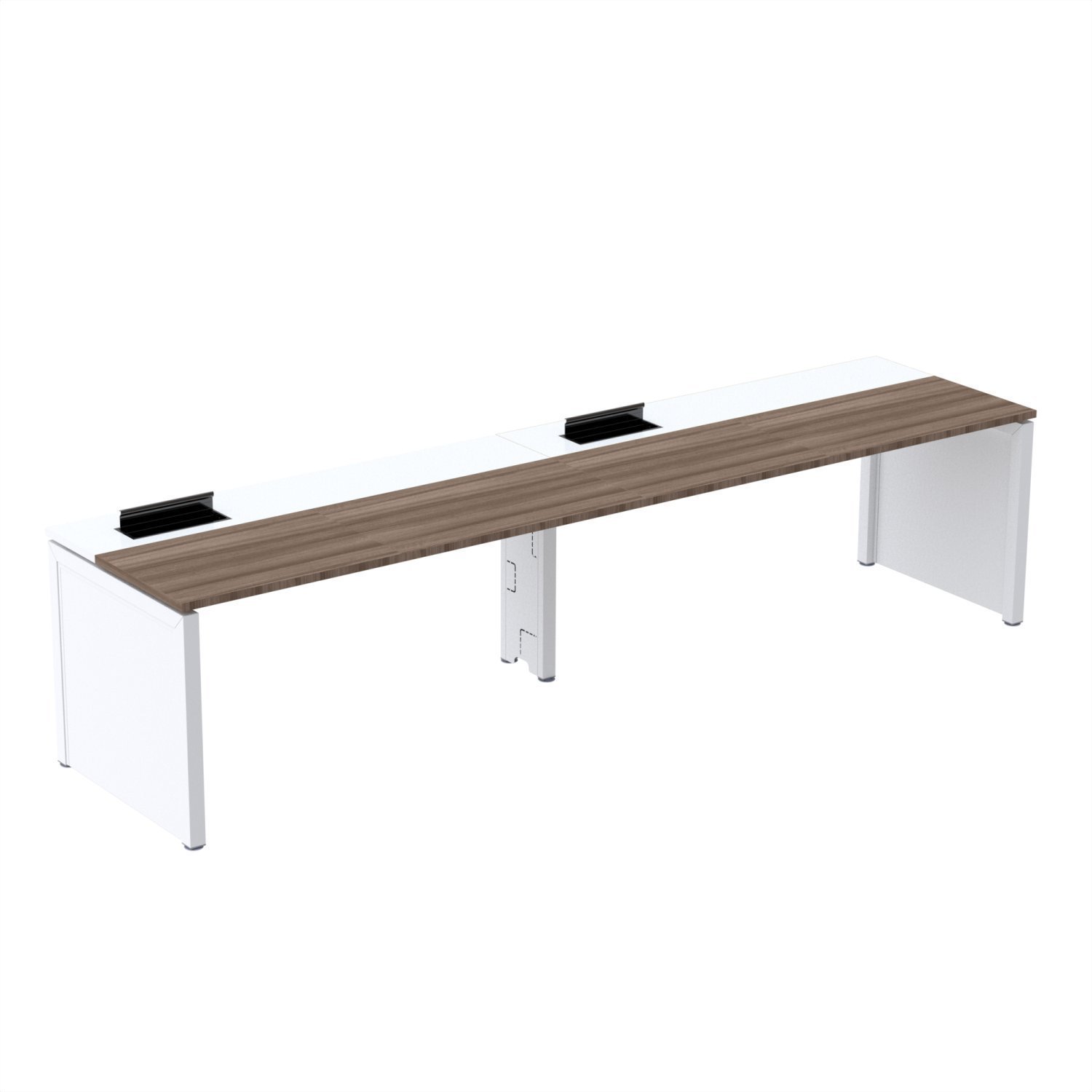 Mesa de Plataforma Simples para 2 Pessoas Corporativa 130x792/2p Pscpp130/792/2p - 2