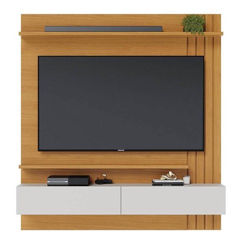 Painel para Tv Home Suspenso Juriti 1.5 Naturale Off White Matte – Colibri