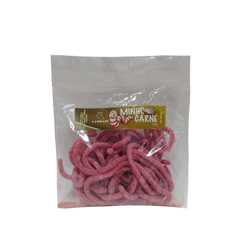 Kit 12 Minhoca Pronta Fina Carne para Pesca 100g - Lambari