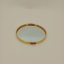 Ver imagem 3 de Bandeja Decorativa para Servir Espelhado Metal 20x20cm Dourado