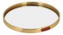 Ver imagem 1 de Bandeja Decorativa para Servir Espelhado Metal 20x20cm Dourado