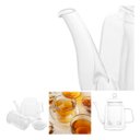Ver imagem 5 de Chaleira de Vidro Faces Com Infusor para Chá 600ml - Wp Connect