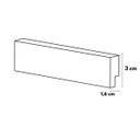 Ver imagem 2 de Rodapé Poliestireno 3cm Liso 50003 Arquitech - 2,4 Metros