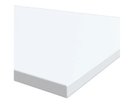 Ver imagem 3 de Kit 02 Prateleiras em Mdf 15mm Branco 20x80cm com Suporte Fixação