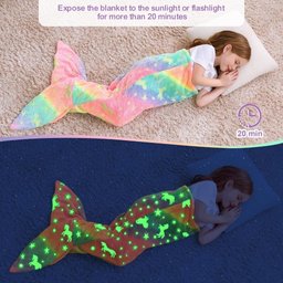 Manta Infantil Cauda de Sereia Cobertor Saco Dormir Menina - 7