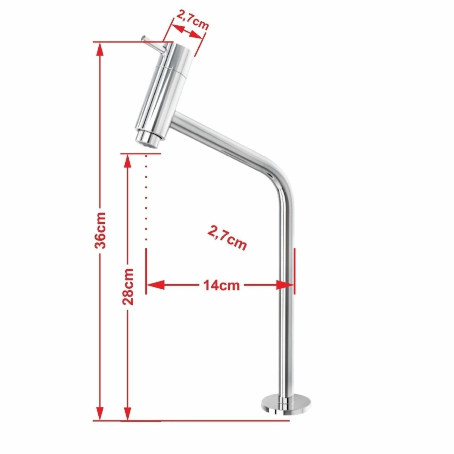 Kit Cuba Rt30 Riviera com Torneira Link 1062 e Válvula Metal com Sifão e Flexível - 6