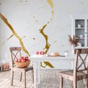 Ver imagem 2 de Papel de Parede Decoração Mural Marmorizado Gold Gh Papel de Parede 2,8m