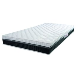 Colchão Solteiro Molas Ensacadas Florida 88x188x20cm Preto/branco Hellen - 1 Colchão Solteiro Molas Ensacadas Florida 88x188x20cm Preto/branco Hellen - 1