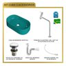 Kit Cuba Ov42 Laila com Torneira Link 1062 e Válvula Click com Sifão e Flexível - 10