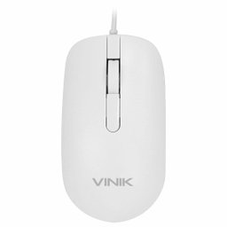 Mouse Usb Dynamic Slim Branco 1600 Dpi Cabo 1,8m - Vinik - Dm126b - 1