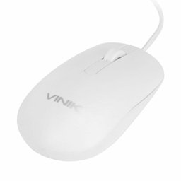 Mouse Usb Dynamic Slim Branco 1600 Dpi Cabo 1,8m - Vinik - Dm126b - 2