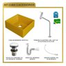 Kit Cuba Rt30 Riviera com Torneira Link 1062 e Válvula Click com Sifão e Flexível - 10
