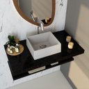 Ver imagem 1 de Kit Cuba Rt30 Riviera com Torneira Link 1062 e Válvula Click com Sifão e Flexível