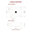 Ver imagem 5 de Kit Cuba Rt30 Riviera com Torneira Link 1062 e Válvula Click com Sifão e Flexível