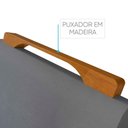 Ver imagem 2 de Conjunto Sala De Jantar 4 Lugares Mesa Redonda 1,2m E 4 Cadeiras Moveis Mix Mel Off-white Com