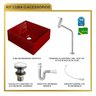 Kit Cuba Rt30 Riviera com Torneira Link 1062 e Válvula Click com Sifão e Flexível - 10