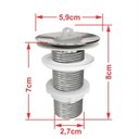 Ver imagem 7 de Kit Cuba Rt30 Riviera com Torneira Link 1062 e Válvula Metal com Sifão e Flexível