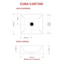 Ver imagem 5 de Kit Cuba Rt30 Riviera com Torneira Link 1062 e Válvula Metal com Sifão e Flexível