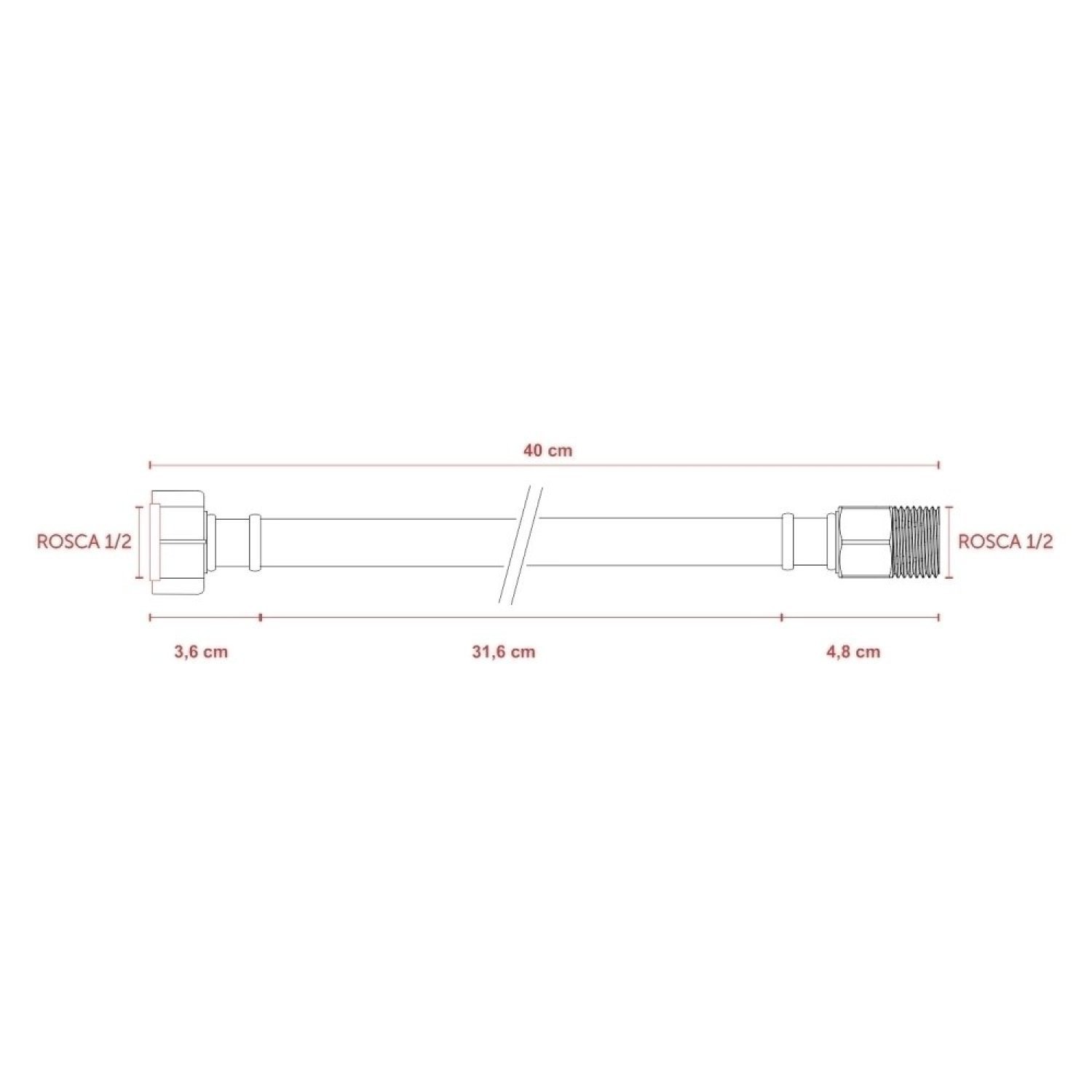 Kit Cuba Rt30 Riviera com Torneira Link 1062 e Válvula Metal com Sifão e Flexível - 9