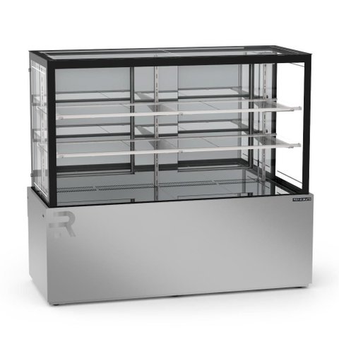 Vitrine Refrigerada 1,45 Metros 2 Prateleiras Titanium Premium Inox Vtprr1450 2p 220v - Refrimate