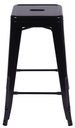 Ver imagem 2 de Banqueta Industrial Iron Preta Alta 76 Cm (alt) - 29771
