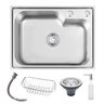 Cuba Cozinha Gourmet 56x42 Completa Aço Inox Escovado Luxo Brinovar - 1