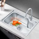 Ver imagem 6 de Cuba Cozinha Gourmet 56x42 Completa Aço Inox Escovado Luxo Brinovar