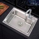 Ver imagem 4 de Cuba Cozinha Gourmet 56x42 Completa Aço Inox Escovado Luxo Brinovar