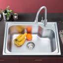 Ver imagem 5 de Cuba Cozinha Gourmet 56x42 Completa Aço Inox Escovado Luxo Brinovar