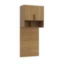 Ver imagem 1 de Ponte Modulada Cabeceira Aérea Solteiro 2 Portas 100cm 100% MDF Trend Altezza