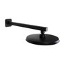 Ducha Abs Redonda Black Flatt C/ Suporte Quadrado de Parede - 2